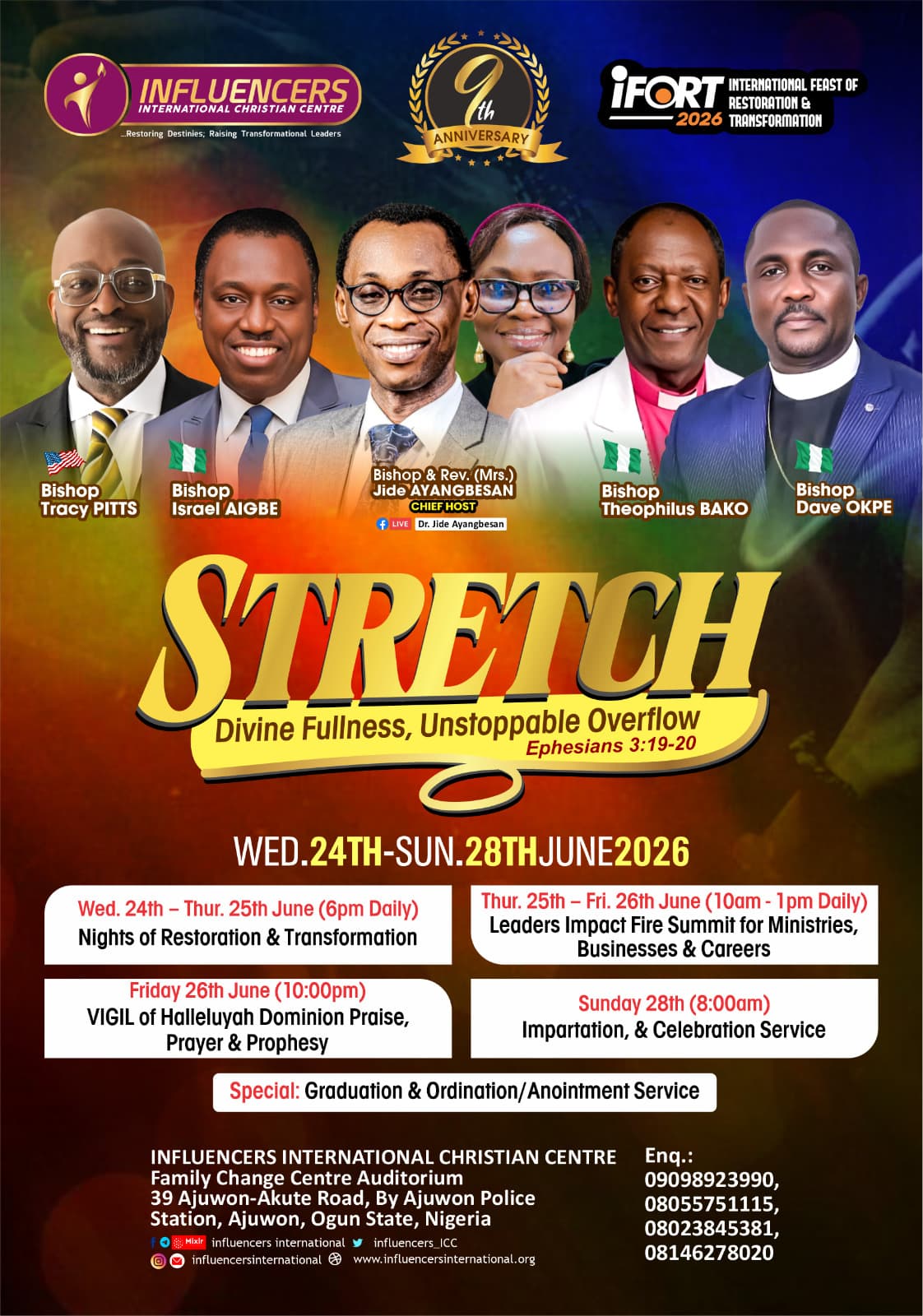 IFORT 2026 Stretch programme flyer.